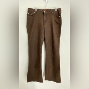 one 5 one Brown Denim Women's Bedazzled Jeans | 14